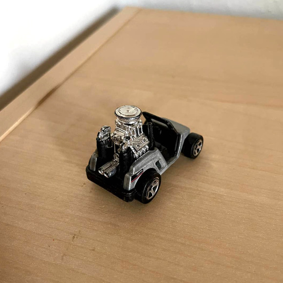 Hot Wheels 1998 Fore Wheeler Silver Hot Rod Golf Cart Vintage Diecast Used - Picture 11 of 12